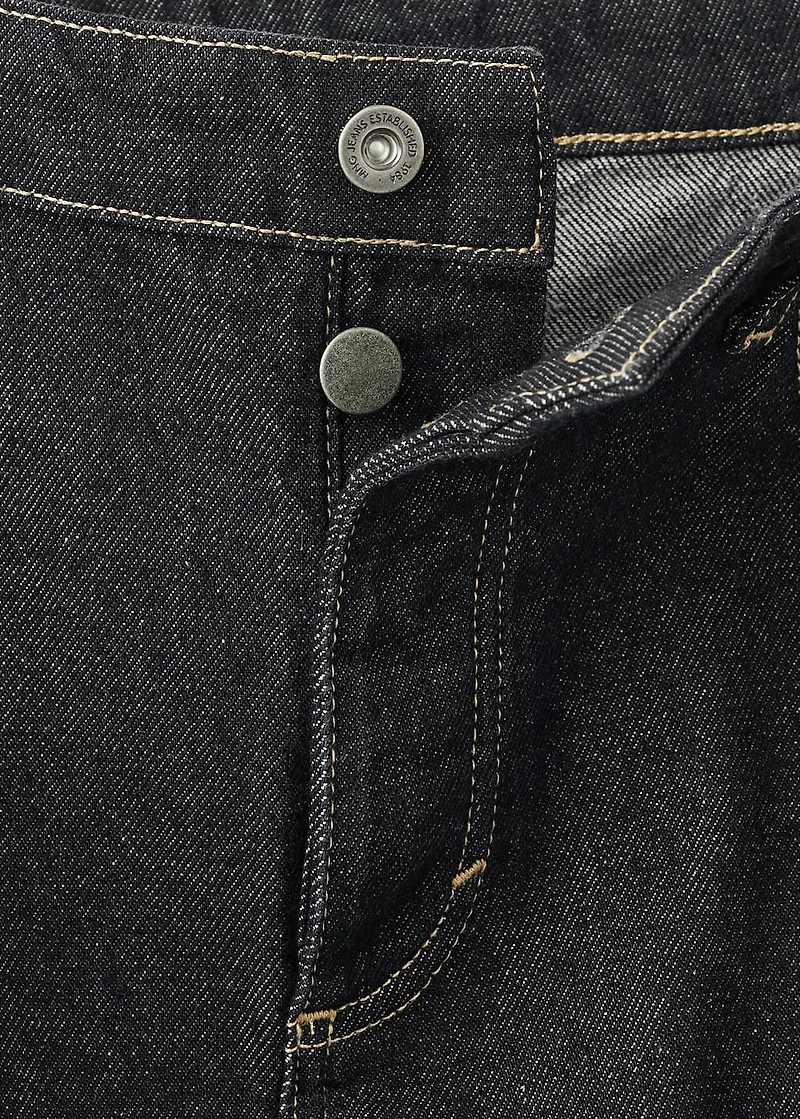 Balloon jeans with patches