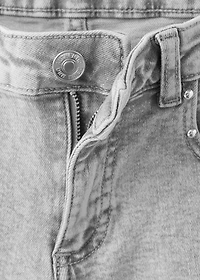 Wide leg jeans with studs