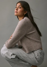 Wide leg jeans with studs