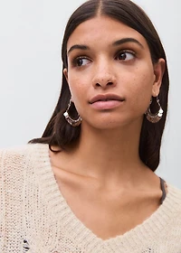 Cable-knit sweater