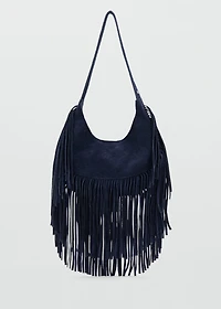 Fringe leather bag