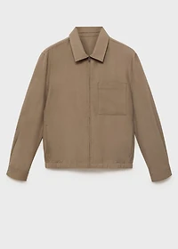 Lyocell jacket with pockets