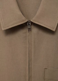 Lyocell jacket with pockets