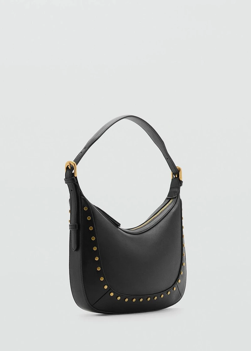 Small studded shoulder bag