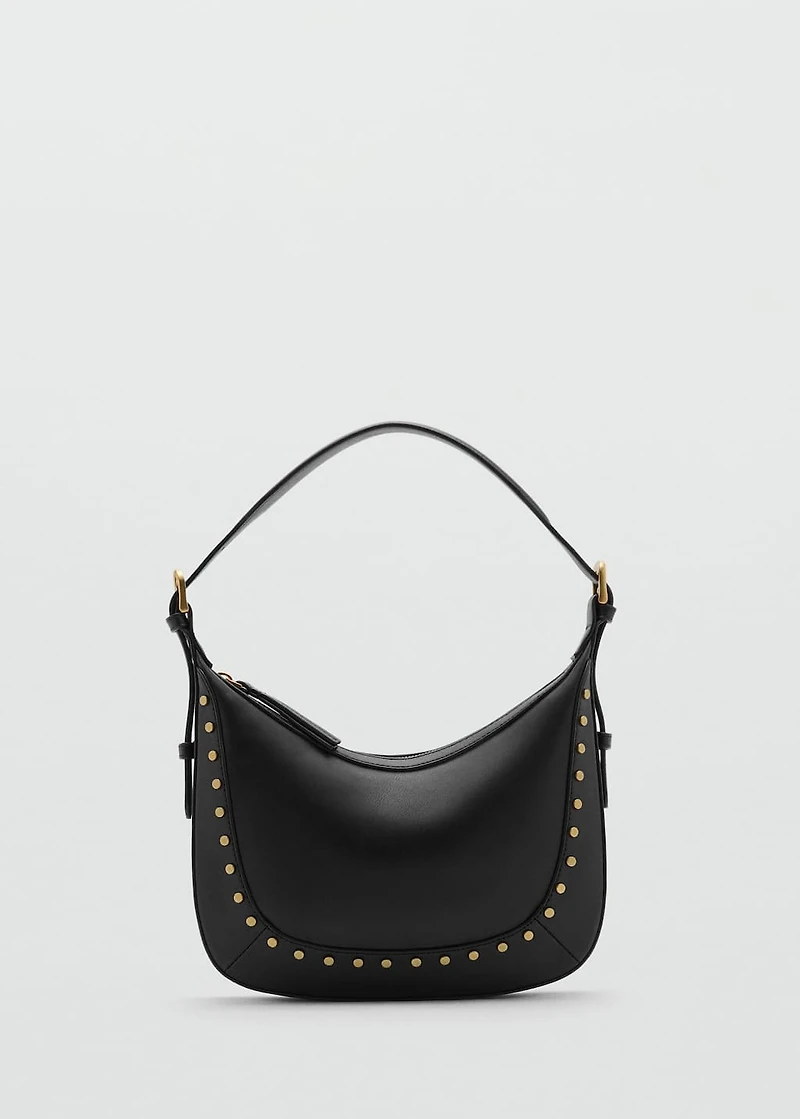 Small studded shoulder bag