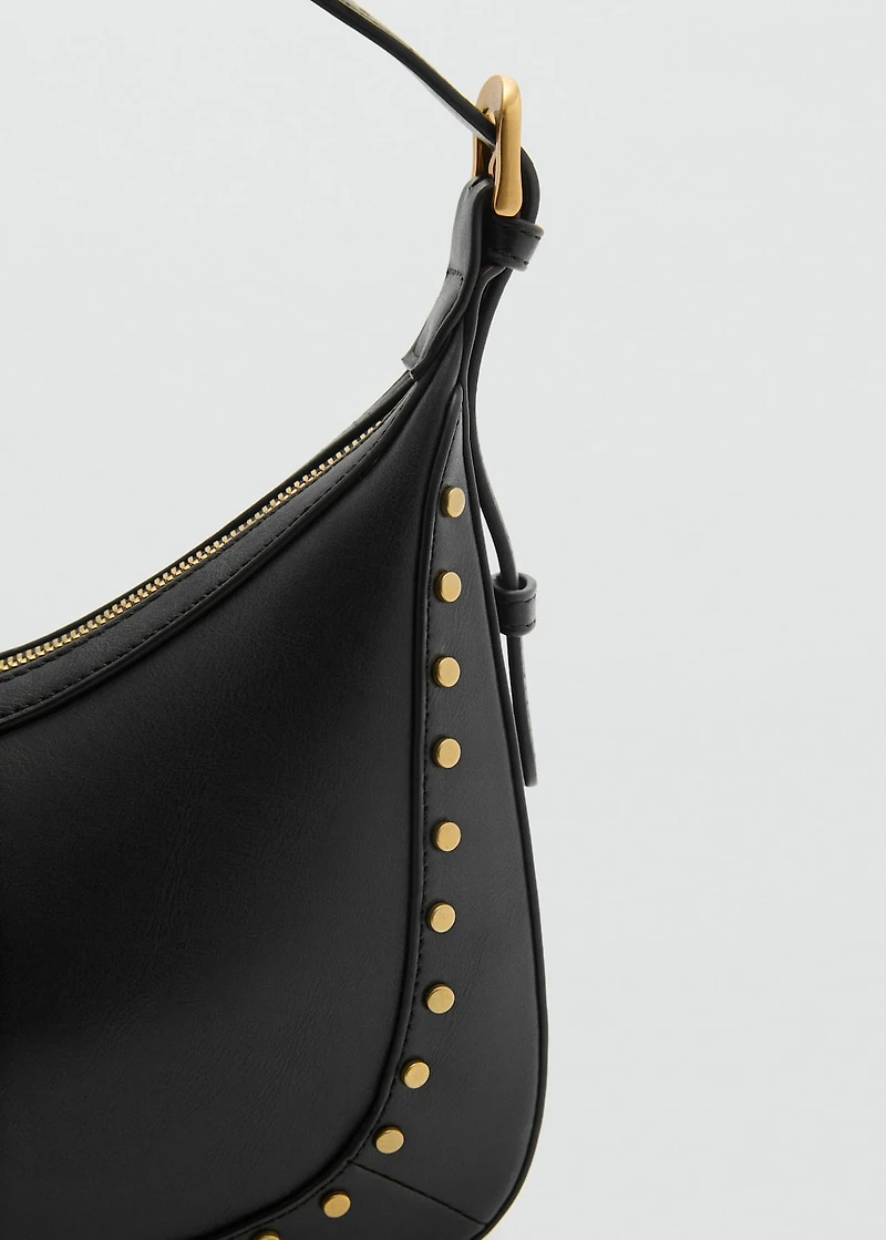 Small studded shoulder bag