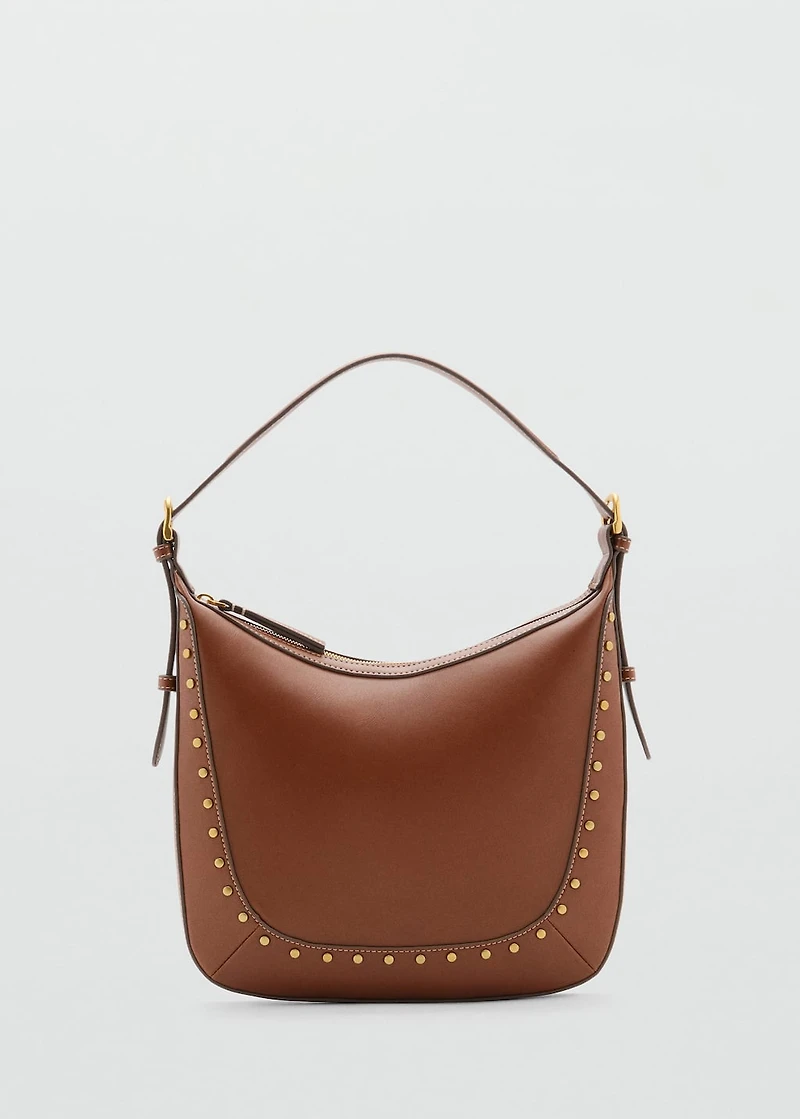 Studded shoulder bag