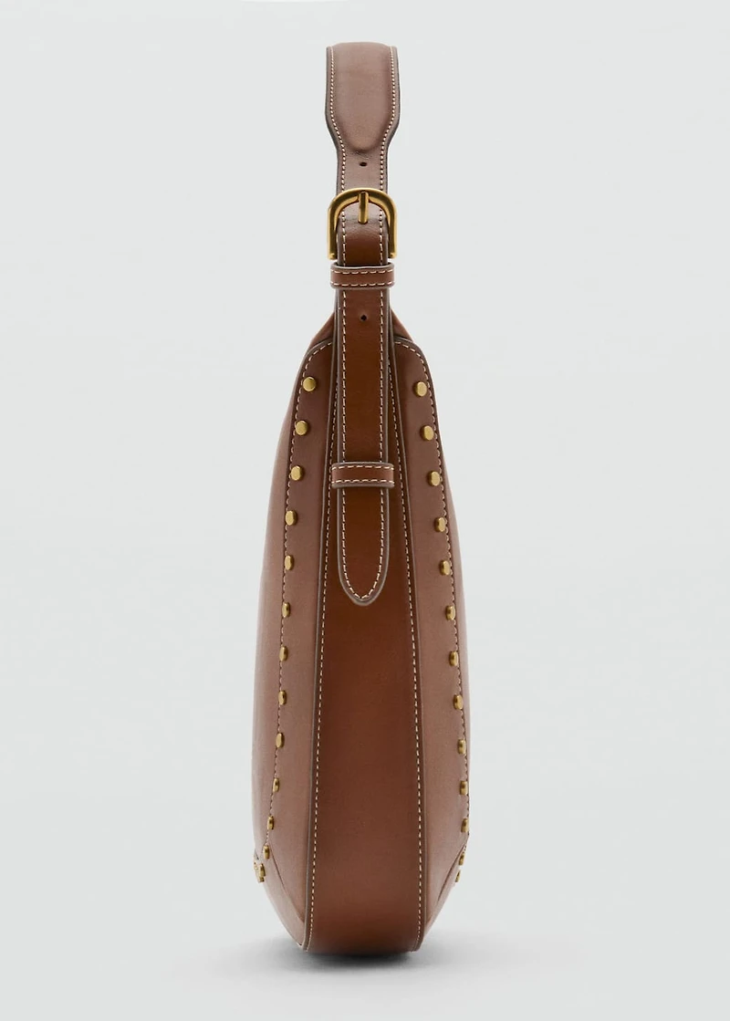 Studded shoulder bag