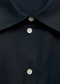 Oversized short-sleeved shirt