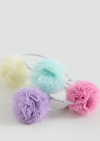 Pack of 4 scrunchies
