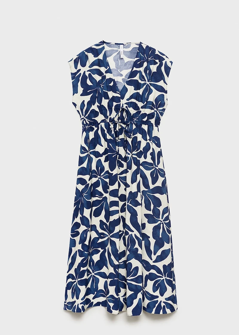Long printed dress