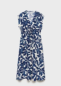 Long printed dress