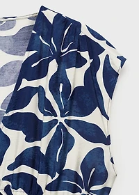 Long printed dress