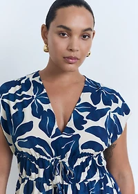 Long printed dress