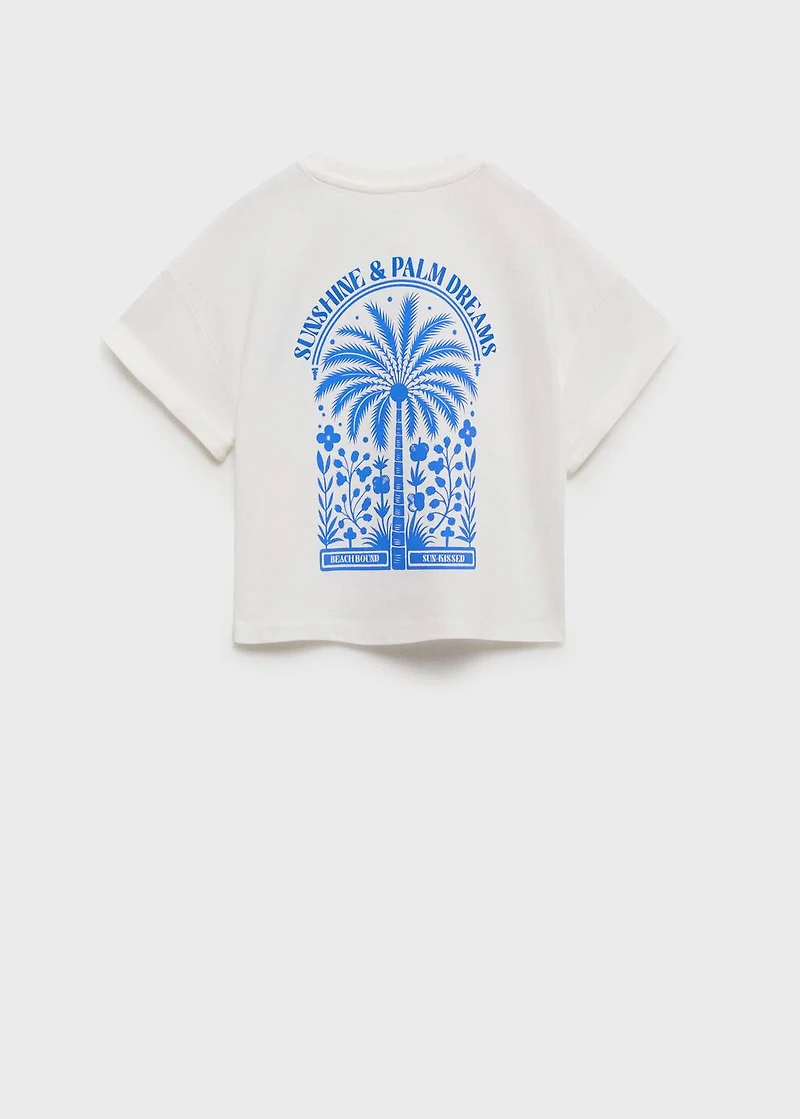 Short-sleeved printed t-shirt