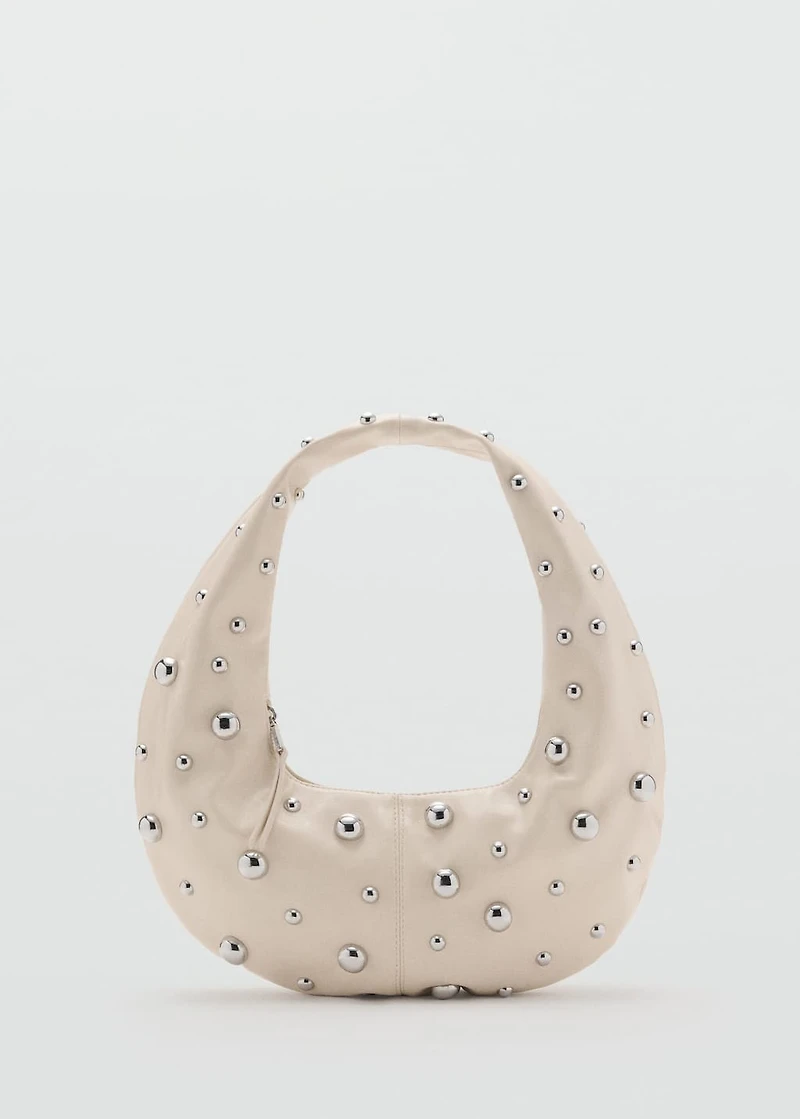 Studded shoulder bag