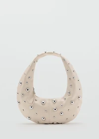 Studded shoulder bag