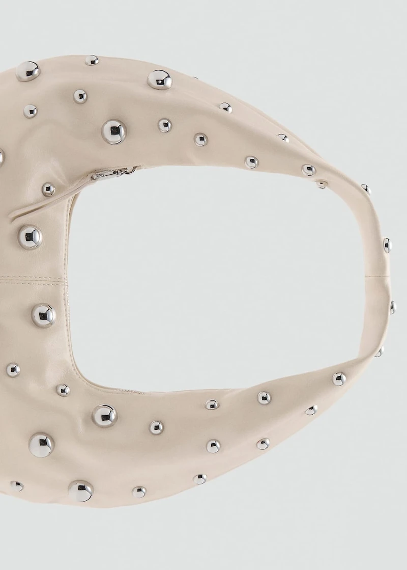 Studded shoulder bag