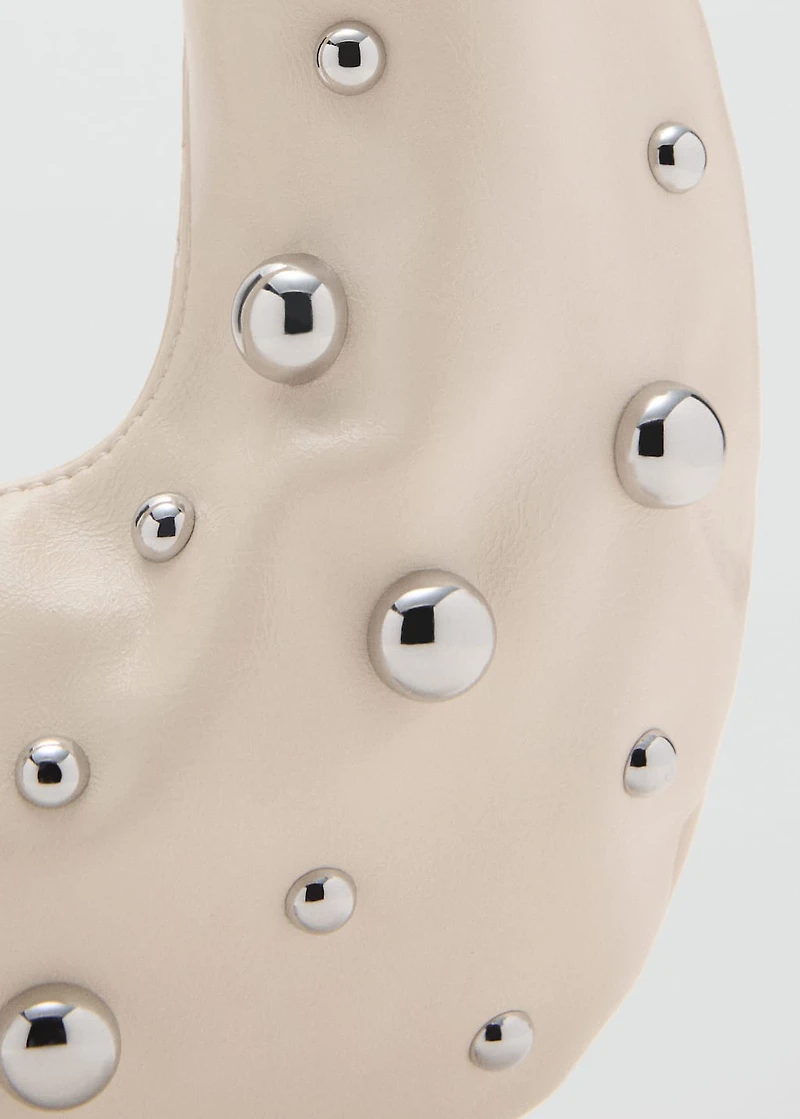 Studded shoulder bag