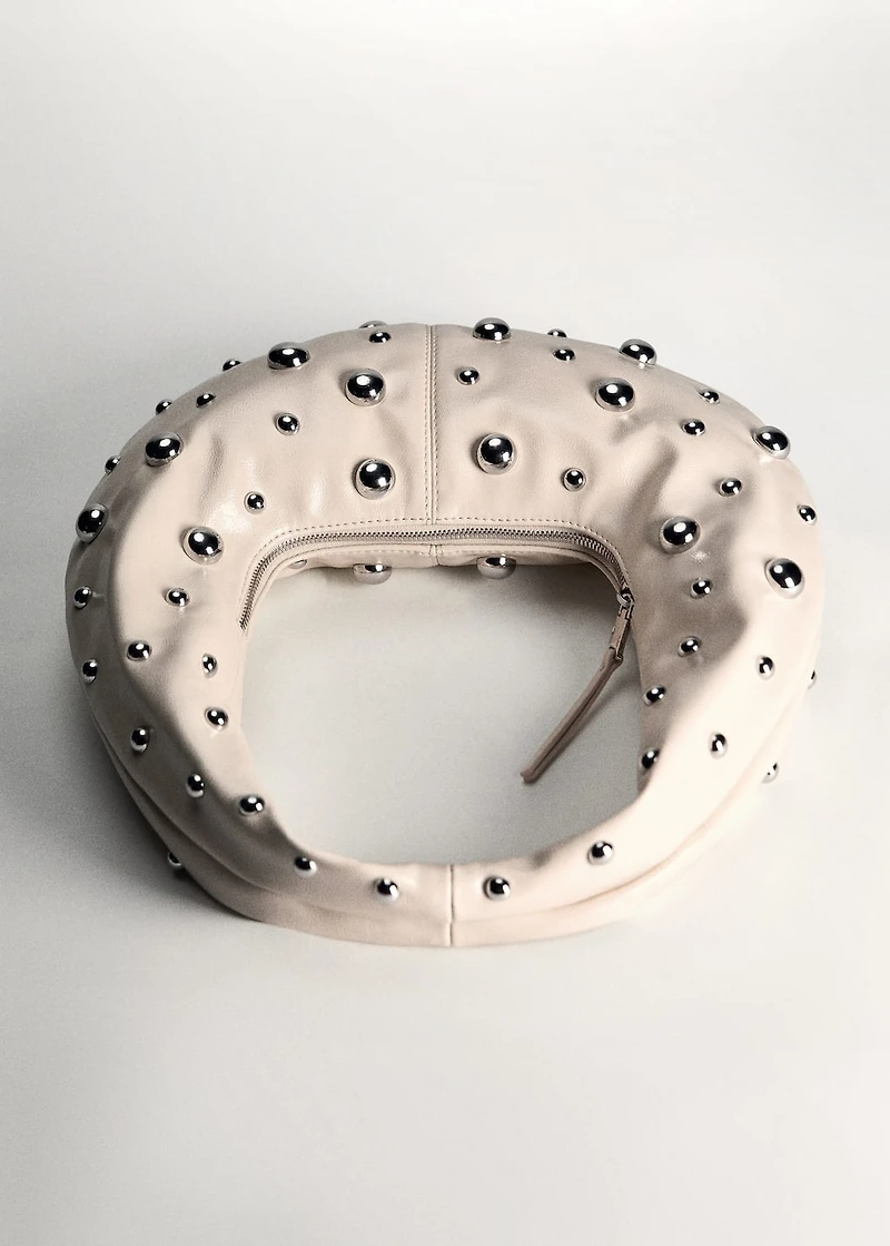 Studded shoulder bag