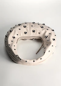 Studded shoulder bag