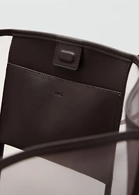 Semi-transparent shopper bag