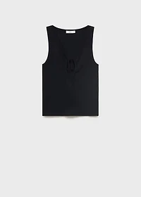 Bow knit top
