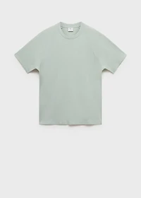 Relaxed-fit cotton-linen t-shirt