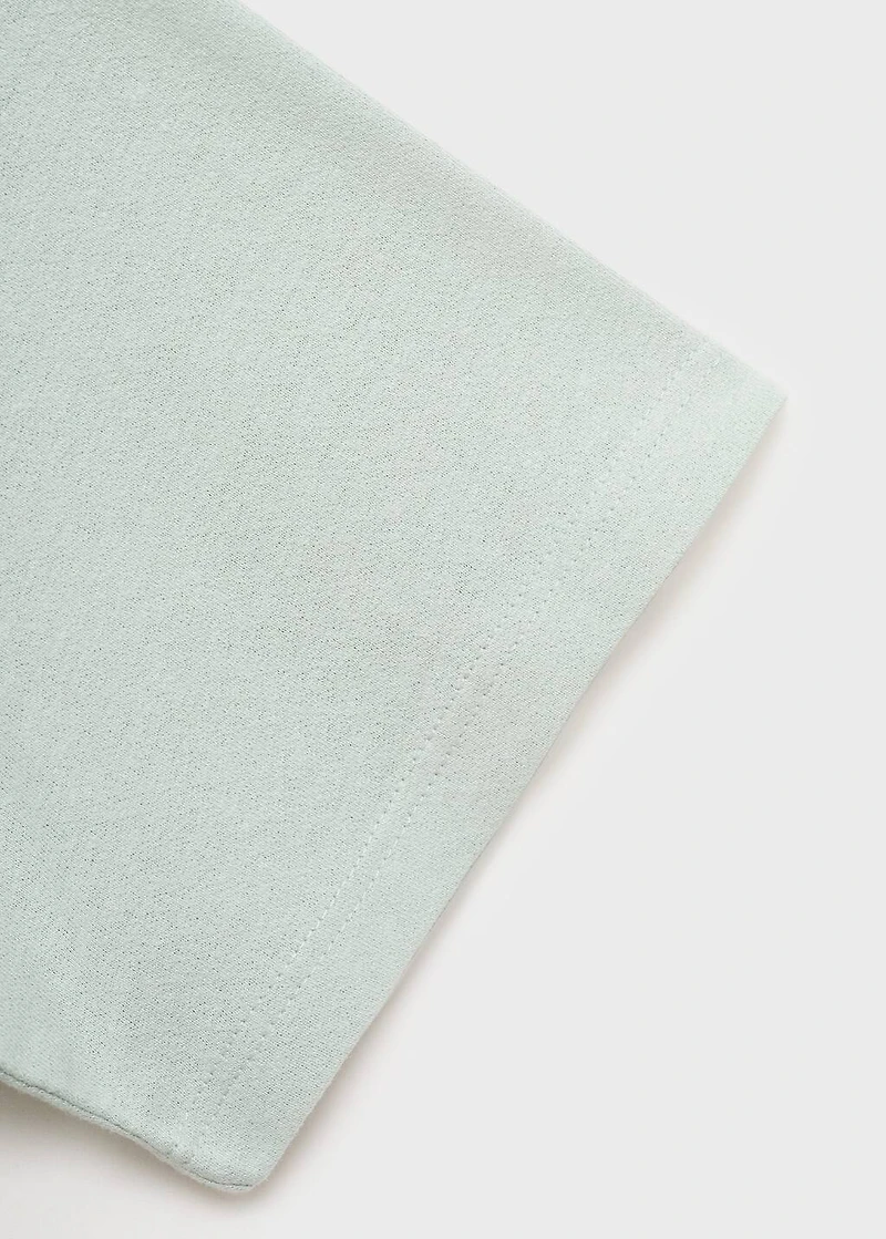 Relaxed-fit cotton-linen t-shirt