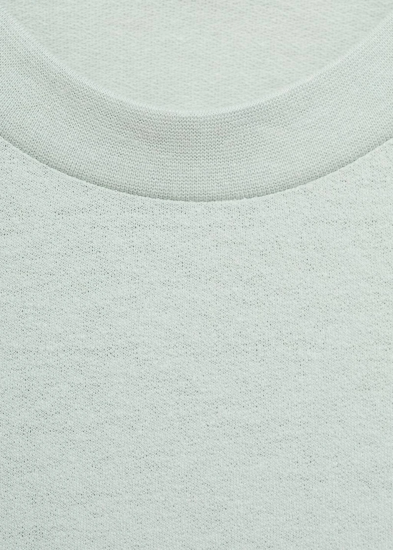 Relaxed-fit cotton-linen t-shirt