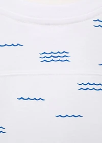 Short-sleeved printed t-shirt
