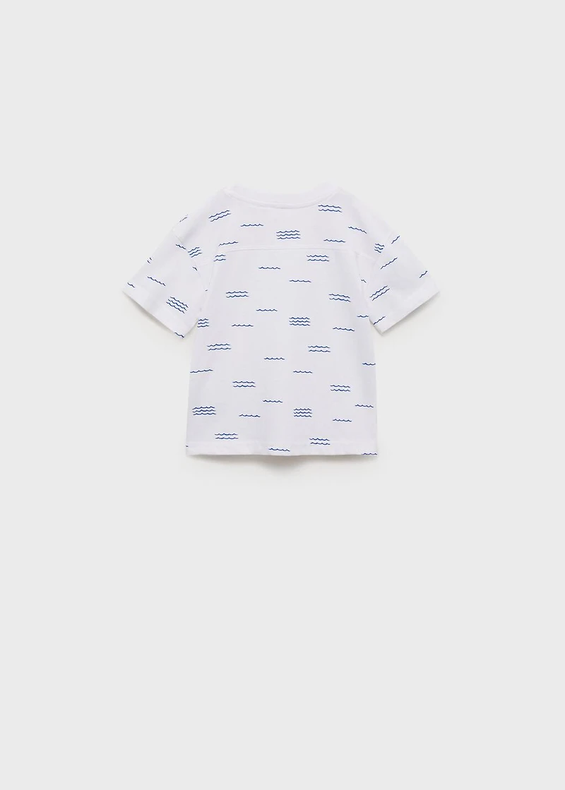 Short-sleeved printed t-shirt