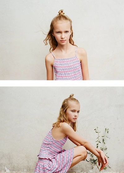 Print ruched top