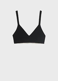 Knitted crop top