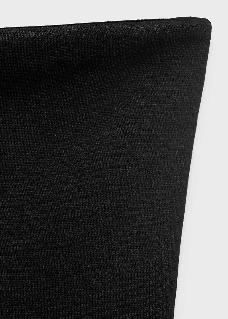 Peplum bandeau top