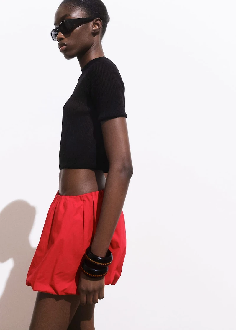 Balloon mini-shorts