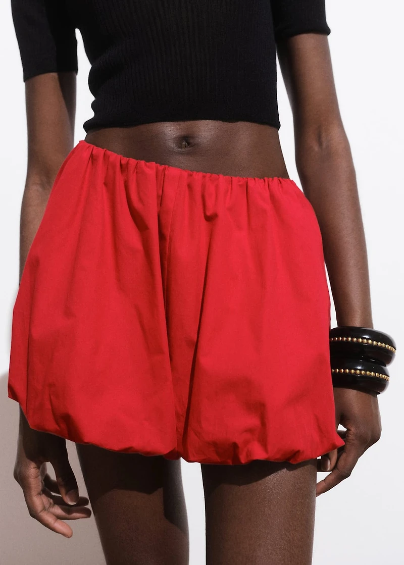 Balloon mini-shorts