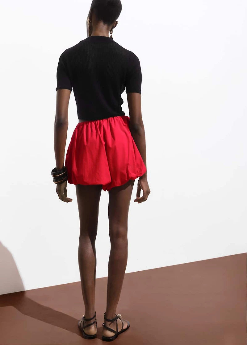 Balloon mini-shorts