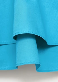 Strapless cotton top