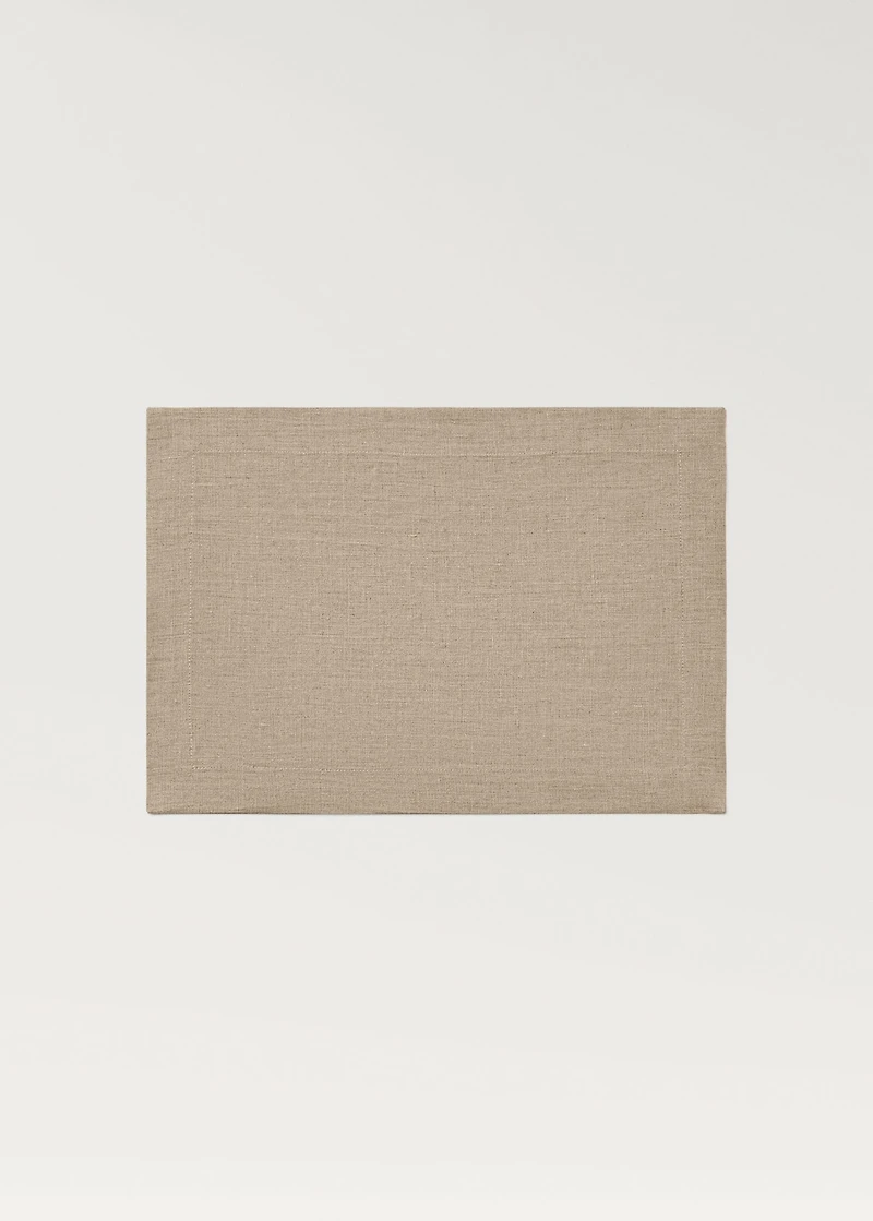 Linen placemat