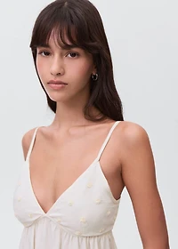Knitted top with sequin detail