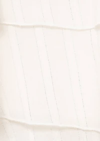 Lurex ruffled top