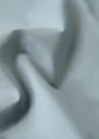 Cotton percale fitted sheet for 180/200 cm bed
