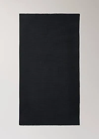 Cotton waffle bath towel
