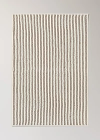Two-tone striped cotton bath towel