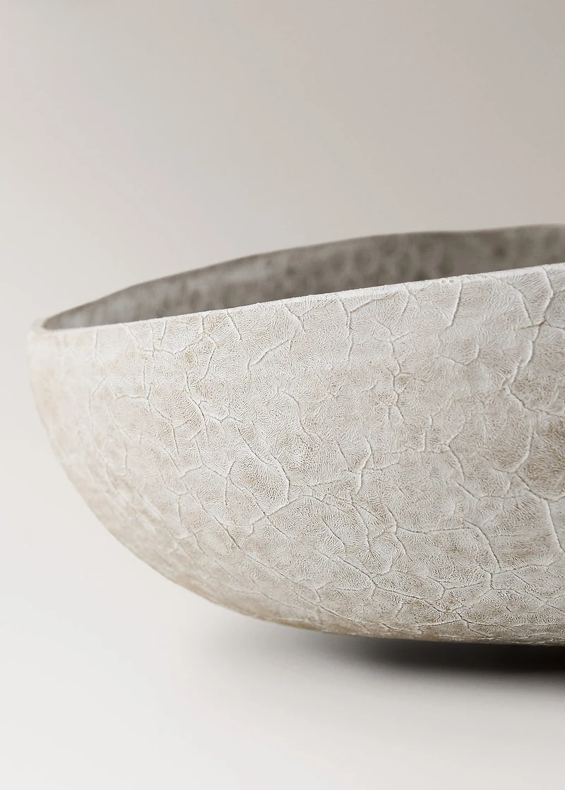 Small textured metal decorative bowl