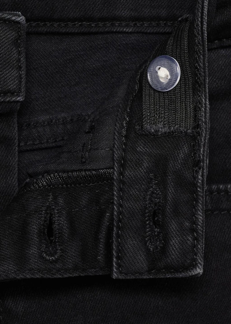 Buttons flare jeans