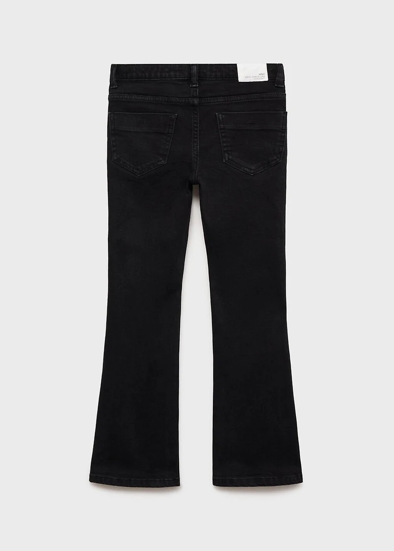 Buttons flare jeans