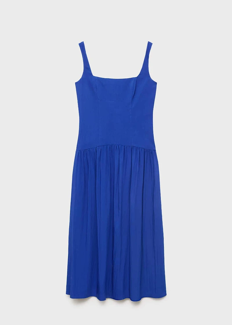 Flared cotton dress