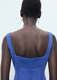 Flared cotton dress